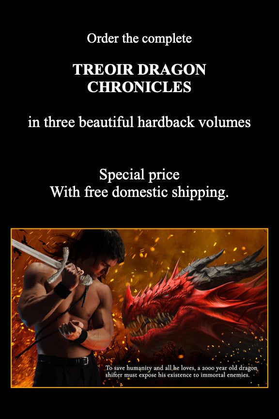 Treoir Dragon Chronicles Entire set of Books 1-9 (3 hardbacks) + Free domestic shipping
