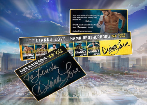HAMR Brotherhood book plate, bookmark, & sticker