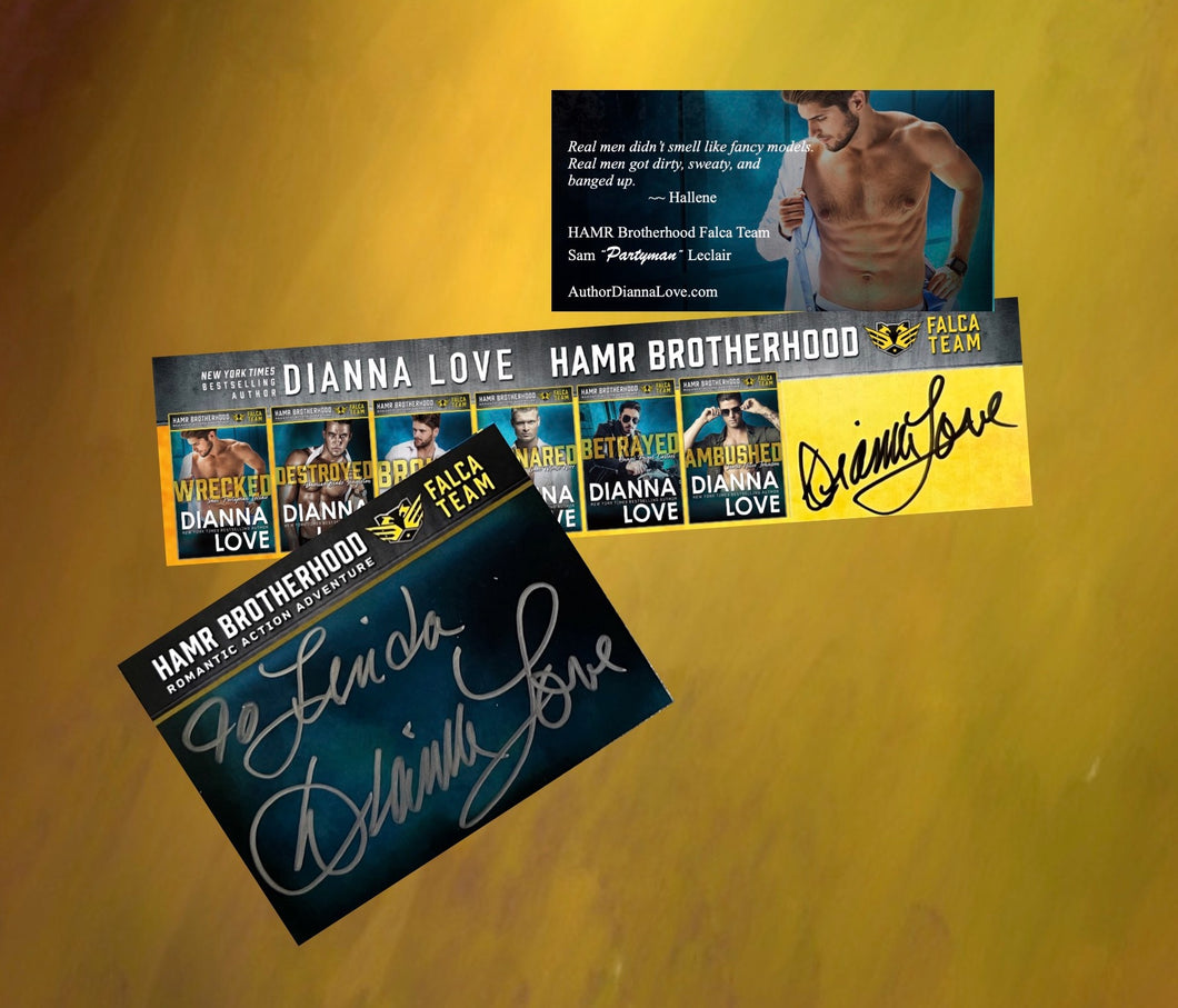 HAMR Brotherhood bookplate, marker, & sticker